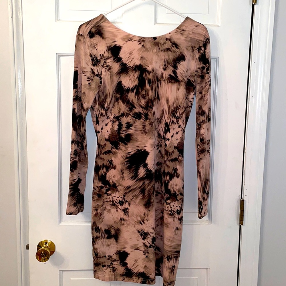 Jennifer Lopez long sleeve bodycon dress